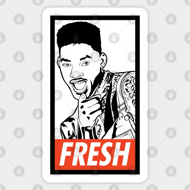 Fresh Prince Will Smith Sticker by scribblejuice